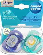 Canpol babies NIGHTGLOW Boy dudlík 18m+ 2 ks
