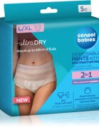 Canpol babies Pants With Postpartum Pad poporodní kalhotky jednorázové 2 v 1 L/XL 5 ks