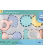 Canpol babies Pastels chrastítko s kousátkem dárková sada 0m+