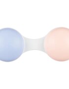 Canpol babies Pastels chrastítko s kousátkem dárková sada 0m+