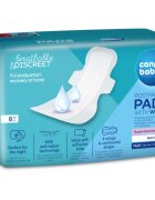 Canpol babies Postpartum Pads With Wings porodnické vložky na noc 8 ks
