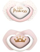 Canpol babies Royal Baby A 0-6 m dudlík Pink 2 ks