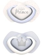 Canpol babies Royal Baby B 6-18 m dudlík Blue 2 ks