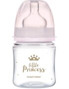 Canpol babies Royal Baby kojenecká láhev 0m+ Pink 1 ks
