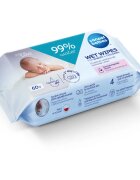 Canpol babies Wet Wipes 99% Water dětské jemné vlhčené ubrousky 60 ks