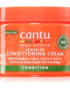 CANTU Shea Butter Leave-In Conditioning Cream bezoplachový kondicionér pro vlnité a kudrnaté vlasy 340 g