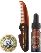 Captain Fawcett Ricki Hall´s Booze & Baccy Grooming Kit dárková sada na vousy pro muže
