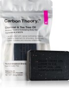 Carbon Theory Charcoal & Tea Tree Oil čisticí tělový peeling pro problematickou a mastnou pokožku 100 g