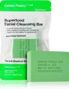 Carbon Theory Facial Cleansing Bar Superfood čisticí mýdlo na obličej Green 100 g