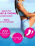 Carefree Cotton Flexiform slipové vložky bez parfemace 56 ks