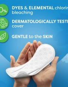 Carefree Cotton Flexiform slipové vložky bez parfemace 56 ks