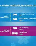 Carefree Cotton slipové vložky 56 ks