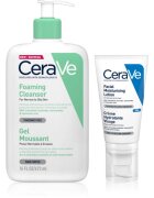 CeraVe Cleansers Foaming Cleanser sada pro normální až mastnou pleť