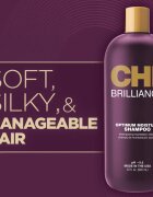 CHI Brilliance Optimum Moisture Shampoo hydratační šampon pro lesk a hebkost vlasů 355 ml