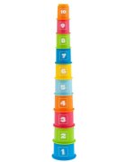 Chicco 2 in 1 Stacking Cups stohovací kelímky 9m+ 10 ks