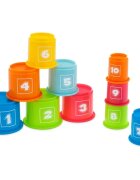 Chicco 2 in 1 Stacking Cups stohovací kelímky 9m+ 10 ks