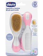Chicco Baby Moments sada na vlasy 0m+ Pink 2 ks