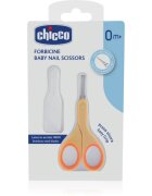 Chicco Baby Nail Scissors dětské nůžky s kulatou špičkou 0 m+ 1 ks