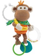 Chicco Baby Senses Monkey kousátko s chrastítkem 1 ks