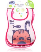 Chicco Easy Meal Bib 6m+ bryndák Pink 2 ks