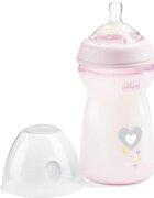 Chicco Natural Feeling Girl kojenecká láhev 6m+ 1 ks