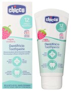 Chicco Oral Care Toothpaste zubní pasta pro děti příchuť Strawberry 12 m+ 50 ml
