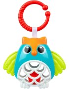 Chicco Owl Rattle kontrastní závěsná hračka s chrastítkem 1 ks