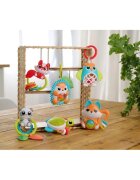 Chicco Owl Rattle kontrastní závěsná hračka s chrastítkem 1 ks
