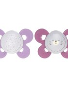 Chicco Physio Comfort Night 16-36 m dudlík Stars/Bear 2 ks