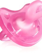 Chicco Physio Soft Pink dudlík 16-36 m 2 ks