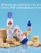 Chicco POP Fluffy Mousse Hair and Body pěna na tělo a vlasy Vanilla wrap 200 ml