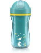 Chicco Sport Cup 14m+ hrnek s brčkem Teal 266 ml
