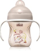 Chicco Training Cup 6m+ tréninkový hrnek s držadly Grey 1 ks