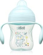 Chicco Transition Cup 4m+ tréninkový hrnek s držadly Teal 1 ks