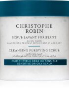 Christophe Robin Purifying Scrub With Sea Salt hloubkově čisticí peeling s mořskou solí 250 ml
