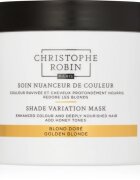 Christophe Robin Shade Variation Mask výživná krémová maska na vlasy odstín Golden Blond 250 ml