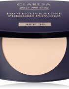 Claresa Care All Day Protective Stone Pressed Powder fixační pudr SPF 30 odstín Universal 10 g