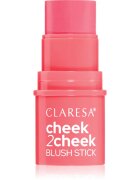 Claresa Cheek 2 Cheek krémová tvářenka v tyčince odstín 02 Neon Coral 6 g