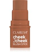 Claresa Cheek 2 Cheek krémový bronzer v tyčince odstín 02 Milk Choco 6 g