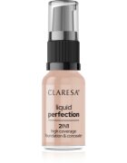 Claresa Liquid Perfection 2in1 vysoce krycí make-up odstín 104 Nude 18 g