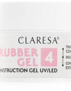 Claresa Rubber Gel Construction Gel UV/LED gelový lak pro prodloužení nehtů odstín 04 45 g