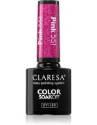 Claresa SoakOff UV/LED Color Balloon Journey gelový lak na nehty odstín Pink 551 5 g