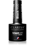 Claresa SoakOff UV/LED Color Black gelový lak na nehty odstín 900 5 g