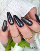 Claresa SoakOff UV/LED Color Black gelový lak na nehty odstín 900 5 g