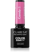 Claresa SoakOff UV/LED Color Candy gelový lak na nehty odstín 8 5 g