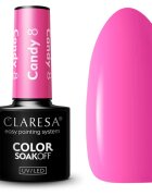 Claresa SoakOff UV/LED Color Candy gelový lak na nehty odstín 8 5 g
