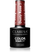 Claresa SoakOff UV/LED Color Dusty Rose gelový lak na nehty odstín 3 5 g