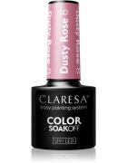 Claresa SoakOff UV/LED Color Dusty Rose gelový lak na nehty odstín 8 5 g
