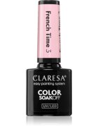 Claresa SoakOff UV/LED Color French Time gelový lak na nehty s použitím UV/LED lampy odstín 3 5 g