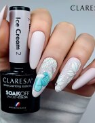Claresa SoakOff UV/LED Color Ice Cream gelový lak na nehty odstín 2 5 g
